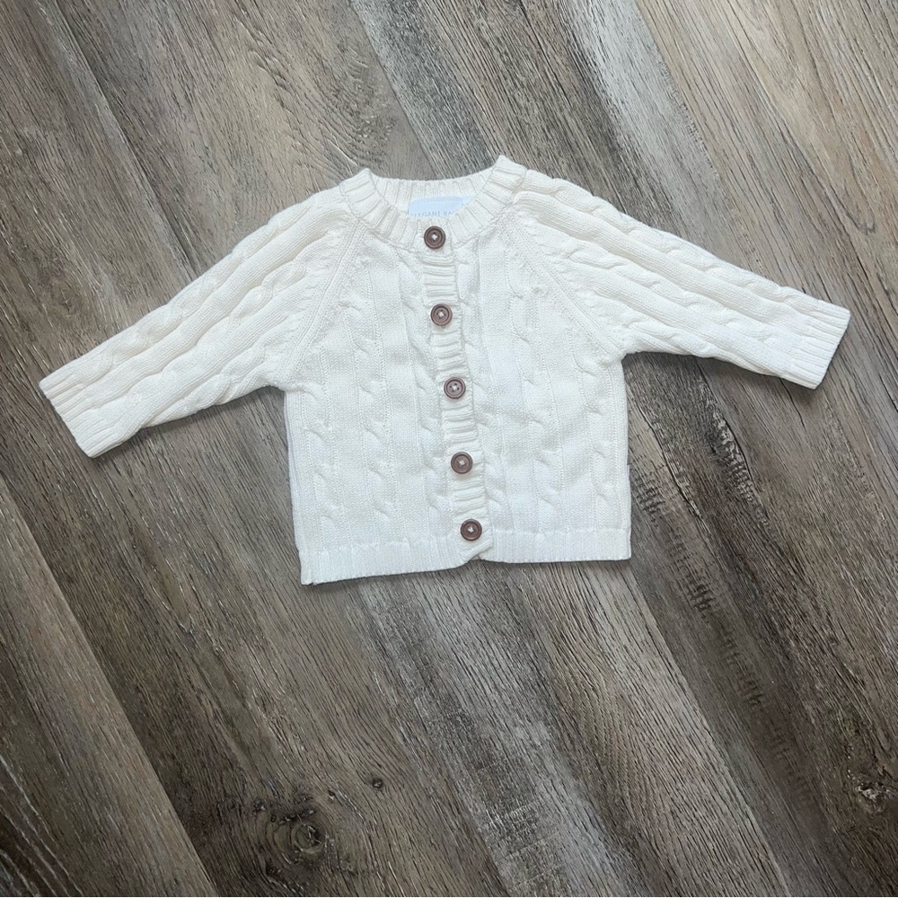 NWOT Elegant Baby cable knit cardigan